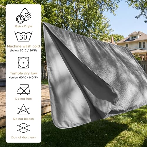 Bedsure Waterproof Couch Cover for Dogs Washable - Waterproof Blanket for Large Dogs Couch Sofa Bed Cozy, Lightweight Furniture Protector for Pet Cat
