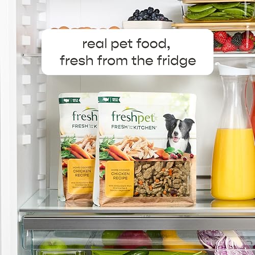 Freshpet Dog Food, Multi-Protein Complete Meal, Chicken, Beef, Egg and Salmon Recipe, 3Lb