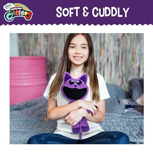 Poppy Playtime - Smiling Critters Deluxe Plush, [Officially Licensed] 14" Tall (CatNap)