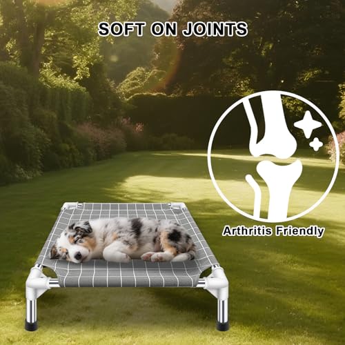 Elevated Pet Bed Dog Cot- Pet Bed for Small Dogs | Raised Dog Bed for Indoor and Outdoor Use for Small Pets