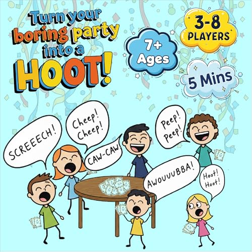 Bird Call - A Lively and Delightfully Absurd 5-Minute Party Game - High Energy Card Game - Bird Gifts - Bird Watching Gifts - Gifts For Bird Lovers