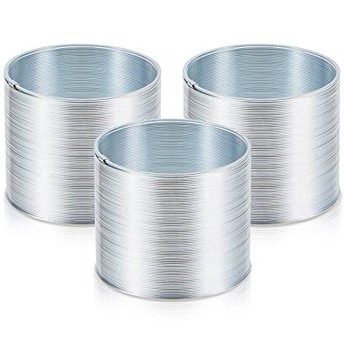 3 Pieces Squirrel Baffle Metal Spring Device Squirrel Barrier Spring Type Coil Outdoor Bird Feeder Accessories for Bird Feeder Poles (3)