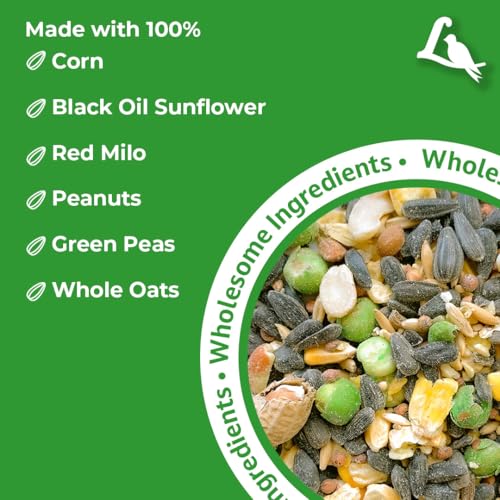 Lyric Wildlife Critter Food for Deer, Squirrels, Turkeys & Rabbits, Wild Bird Seed for Outside Feeders, 10 lb Bag