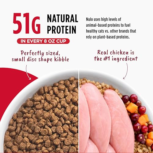 Nulo Freestyle Cat & Kitten Dry Food - Chicken & Cod Recipe, High Protein Grain Free Cat Food, Natural Kibble with Probiotics & Omega Fatty Acids