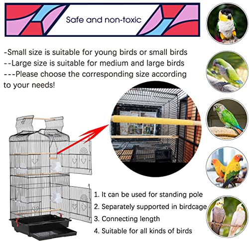 20Pcs Sand Perch Covers for Bird - Bird Perchs Covers 7.5" Long x 3/8" Diameter Bird perches for Parakeets, Lovebirds, Parrotlets, Canaries and Other
