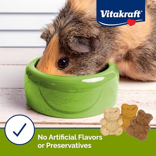 Vitakraft Crunchy Bears Rabbit, Guinea Pig & Hamster Treat 12 oz. (Pack of 3)