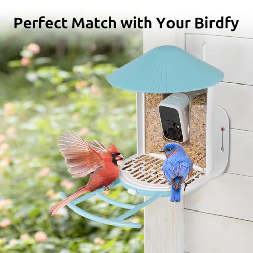 NETVUE Bird Seed Guard, Durable Waterproof Bird Feeder Covers, Save Birdseed, Perfect Match NETVUE by Birdfy Feeder, Must-Have Accessories, Easy to