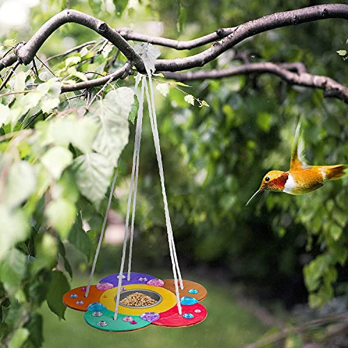 Gooidea Kids Arts and Crafts Bird Feeders for Outside, 2-Pack DIY Wooden Paint Kits Spring Outdoor Toys Holiday Crafts for Boys & Girls Age 3-5 4-8