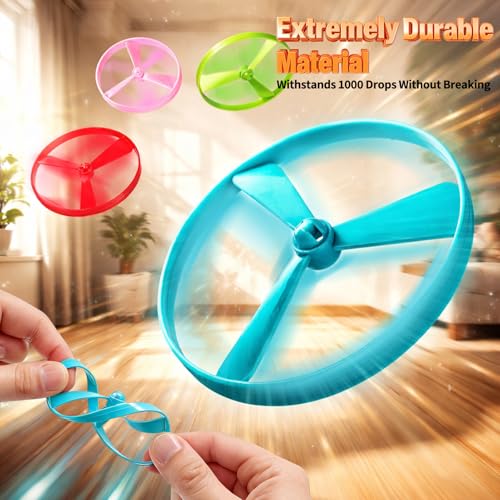 BABORUI Cat Toy Disc Launcher, Rechargeable Interactive Cat Fetch Toy Launcher with 8 Flying Discs, Flying Enrichment Toys for Indoor Bored Kittens