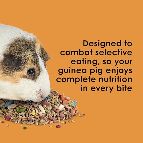 Kaytee Fiesta Guinea Pig Food, Nutritious and Fun Blend, Supports Dental Health and Digestion, 4.5 pounds