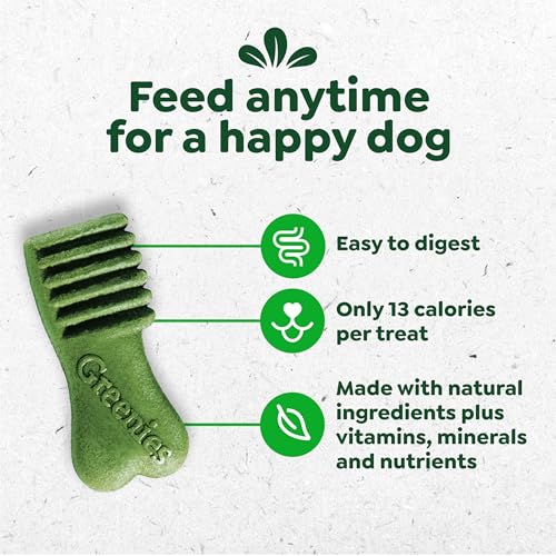 Greenies Anytime Bites Dog Treats, Blueberry Flavor, Dog Training Treats, 10.3 oz. Bag
