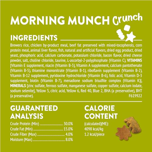 Purina Friskies Party Mix Morning Munch Crunch Egg, Bacon and Cheese Flavors Cat Treats - 30 oz Canister