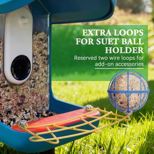 Perch Extender for Bird Buddy Smart Bird Feeders, Durable BirdBuddy Add-on Accessory in Metal