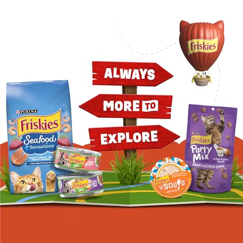 Purina Friskies Lil' Gravies Roasted Chicken Flavor Cat Food Lickable Cat Treats - (Pack of 16) 1.55 oz. Pouches