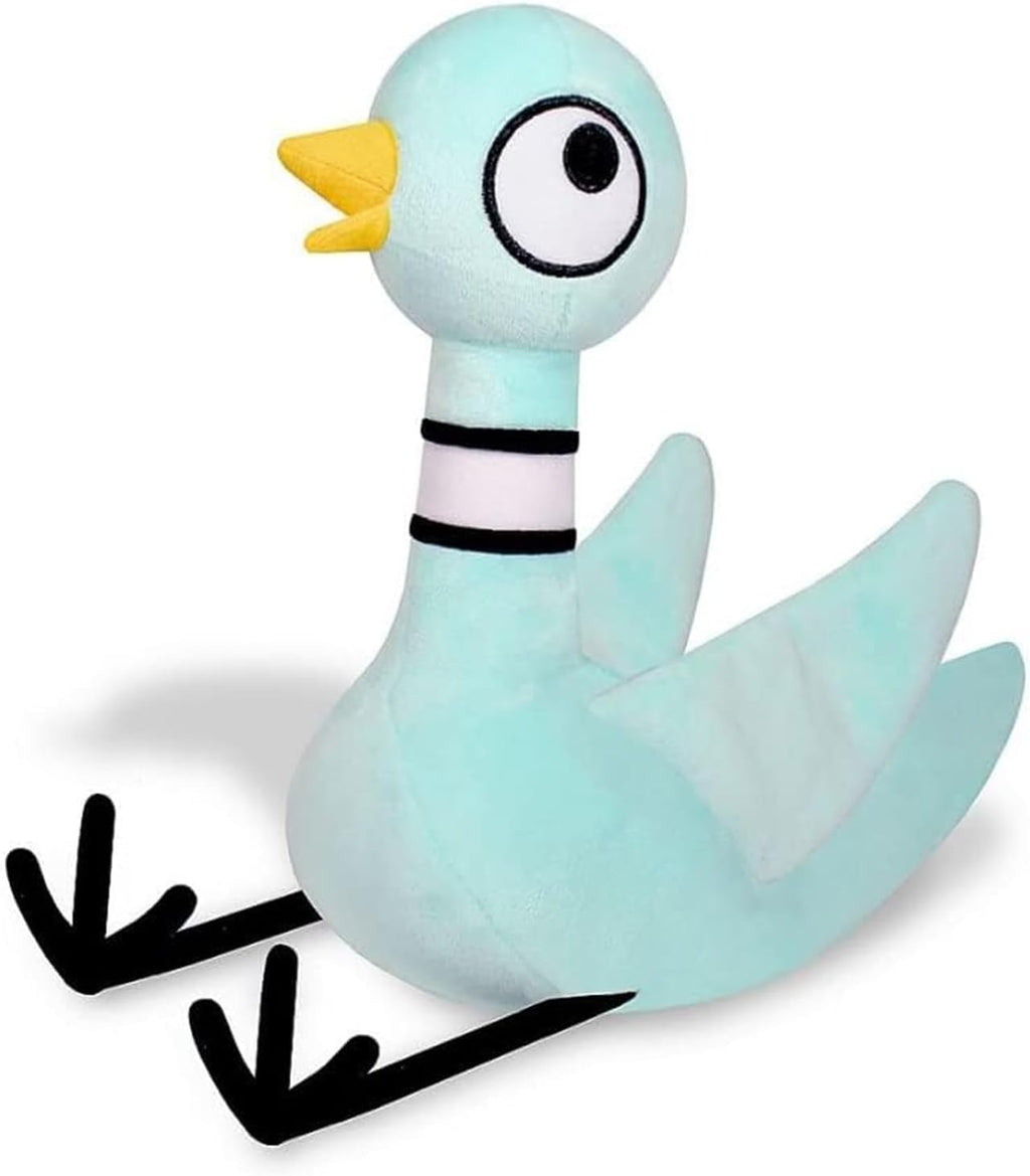 Don't Let The Pigeon Drive The Bus 12'' Pigeon Plush Toy Soft Stuffed Bird Stuffed Animal Toy for Kids Boys Girls Gifts, Home Decor Plushies