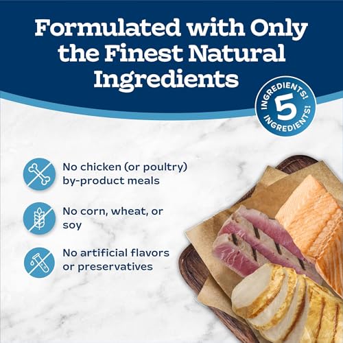Blue Buffalo Tastefuls Mini Purées Natural Cat Treats, Chicken, Tuna, Salmon Variety Pack, 0.5 oz. Single Servings, 24-Count