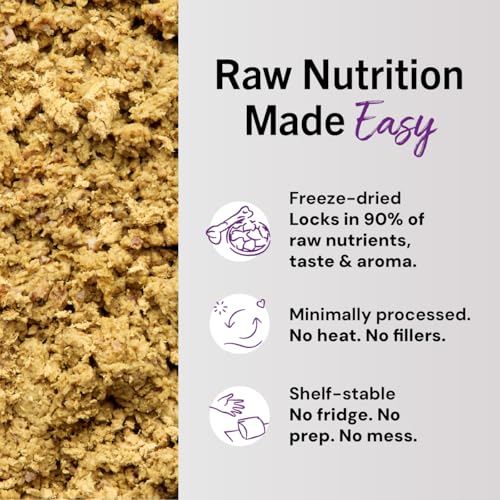 Stella & Chewy's Freeze-Dried Raw Cat Dinner Morsels - Premium Rabbit Recipe with 98% Responsibly-Sourced Meat & Organs - Natural Grain-Free Cat
