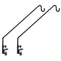 MIXXIDEA 2 Pack Heavy Duty Extensible Adjustable Deck Hooks for Hanging Bird Feeders, Plants, Suet Baskets, Wind Chimes, Lanterns