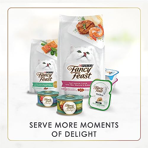 Purina Fancy Feast Gravy Lovers Ocean Whitefish and Tuna Feast Grilled Gourmet Cat Food in Wet Cat Food Gravy - (Pack of 24) 3 oz. Cans
