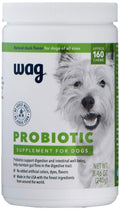 Brand - Wag Probiotic Supplement Chews for Dogs, Supports Digestive Health and Gut Flora, Natural Duck Flavor, 160 Count, Pack of 1