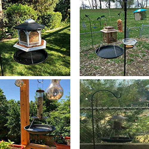 Bird Seed Catcher Tray Platform Feeder Hanging Tray Fits Most feeders Catches Most Falling Seed and Husk Great for Attracting Birds Outdoors