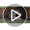 Bird Spikes 40 Inch Stainless Steel Bird Deterrent, Snake and Raccoon Deterrent, Squirrel Baffles for Bird Feeders, Anti Climb Spikes