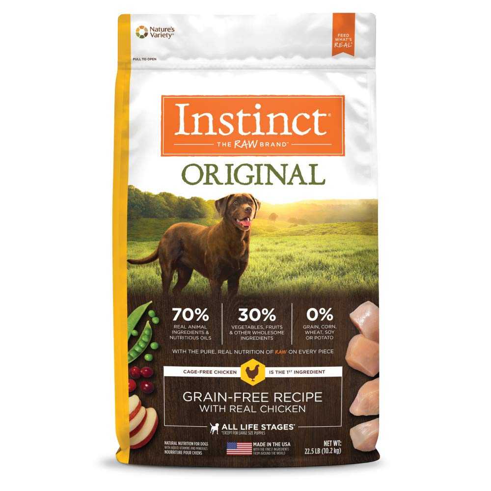 Instinct Raw Coated Kibble – Grain-Free Chicken, 22.5 lb