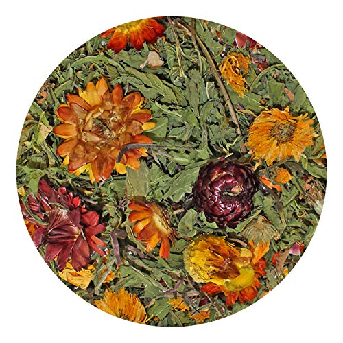Exotic Nutrition Pasture Plus+ Dandelion Delicacy - Healthy Natural High-Fiber Dried Flower Treat - Guinea Pigs, Rabbits, Chinchillas, Prairie Dogs
