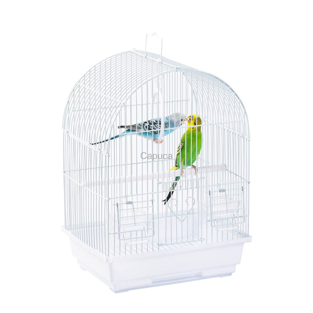 Small Bird Travel Cage - Lightweight Small Birds Starter Kit with Birdcages and Accessories Great for Parakeets Lovebirds Parrotlets Finches Canaries