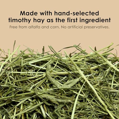 Kaytee Timothy Complete Rabbit Food, Made with Timothy Hay, High in Fiber, Supports Dental Health and Digestion, 9.5 pounds