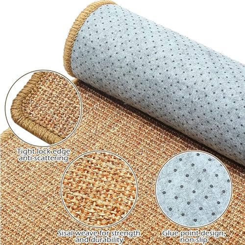 Oncpcare 2PCS Rabbit Scratch Mat Natural Bunny Scratching Pad Claws and Teeth Care Rabbit Mats for Cages Chew Toys for Bunny Pet Cage Bedding for