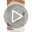 Dynarex Disposable UnderPad, 17" x 24", 22g, 100 Count, Medical-Grade Incontinence Bed Pad to Protect Sheet, Mattresses, and Furniture