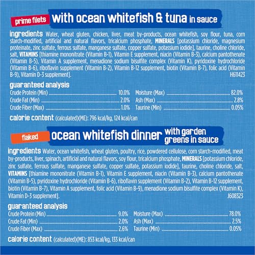 Purina Friskies Wet Cat Food Variety Pack, Oceans of Delight Flaked and  Filets - 48 ct. Can