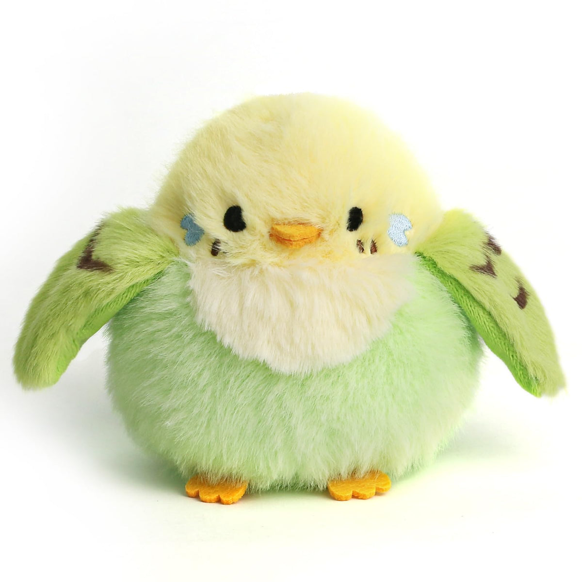 3.9 inches Parakeet Plush Toy Bird Stuffed Animal Plush Toy Holder Bag Pendant Party Christmas Birthday Valentine's Day Gifts Toys for Kids Girlfrends