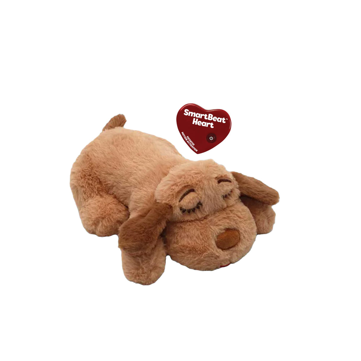 Snuggle Puppy Junior, Heartbeat Puppy Toy for Small Breeds, Smaller Plush Dog Toy with Real-Feel Pulse, Designed for Crate Use and Early Routines