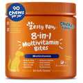Zesty Paws Dog Multivitamin, Chewable Dog Vitamins and Supplements for Hip & Joints, Skin & Coat, Omega 3 Fish Oil for Dogs- Senior & Puppy