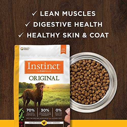 Instinct Raw Coated Kibble – Grain-Free Chicken, 22.5 lb
