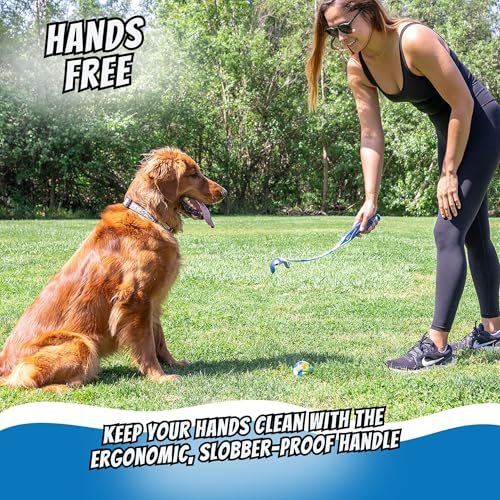 Chuckit! EcoFetch Dog Ball Launcher - 18" with Medium (2.5") Dog Fetch Ball Thrower, for Dogs 20-60 Pounds, Made in USA