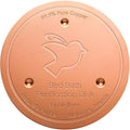 Mellbree Bird Bath Copper Disk, 0.6mm Reinforced 99.99% Pure Copper Cleaning Disk for Physical Safe Clean Water All-Season, Universal Fit for Outdoor
