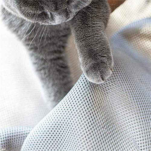 JUNSPOW Cat Bed Dog/Pet Hammock Bed Free-Standing Kitty Sleeping Cat Supplies Pet Supplies Whole Wash Stable & Breathable Easy Assembly Indoors