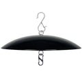 13" Bird Feeder Rain Guard, Hummingbird Feeders Shade Dome Cover, Hanging Baffle for Bird Feeder Pole,Smart Birds Feeder Umbrella (Black), 1 Pack