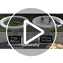 Bird Bath Copper Disk & Maintenance Set, 2 Hammered Style 0.8mm, 99.9% Pure Copper Plate, Rustic Birdbath Accessories for Bowl and Fountain, Supports