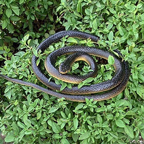 Shyflpopo 11 Pcs Realistic Rubber Snakes Decoration for Garden Props to Scare Birds, Squirrels, Mice, Prank Toys, Theater Props, and Party Favors for