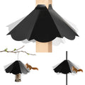 Oversized 21 Inch Metal Squirrel Baffle, Chew-Proof Weatherproof Squirrel Guard for Bird Feeder Pole and 4x4 Post, Outdoor Hanging Squirrel Proof