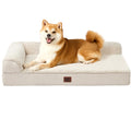 EHEYCIGA Memory Foam Dog Bed Large Size Dogs, Orthopedic Dog Bed Large with Washable Removable Cover, Waterproof Pet Sofa Couch with Nonskid Bottom