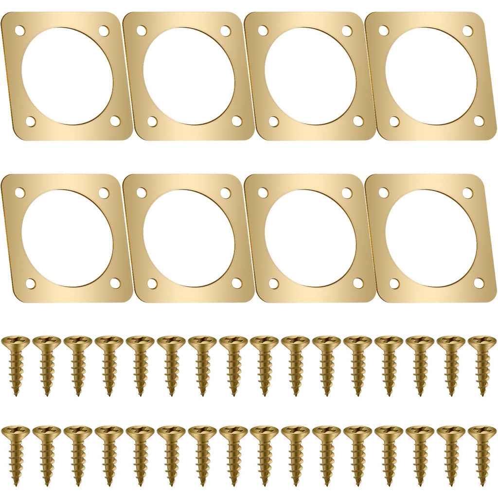 Metal Bird House Guard with Copper Portal Bird House Hole Protector Guard Replacement for Eastern Bluebird Houses Boxes 1 1/2 Inch Opening(8 Pieces)