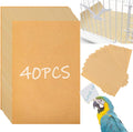 40PCS Gravel Liner Paper for Bird Cage,11x17 In Bird cage Liner Paper-Gravel Paper Special for Bird Cage in Sea Sand,Parrot Cage Sandpapers Cushion
