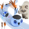 ORSDA Cat Toys, Interactive Cat Toy for Indoor Cats, Automatic Moving Ball Bird for Indoor Adult Cats Kitten Toys All Breeds, Fast Rolling Motion