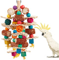 lovyoCoCo Parrot Toys Bird Toys Natural Corn Cob Bird chew Toys for Small and Medium-Sized Macaws,African Grey,Cockatoos