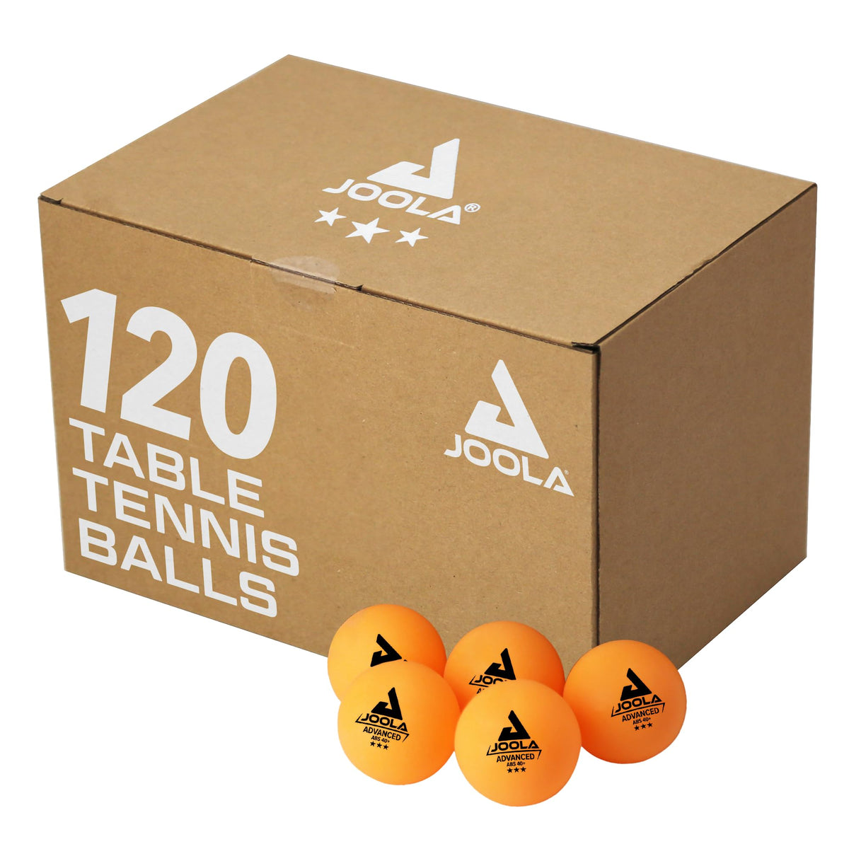 JOOLA Training 3 Star Table Tennis Balls - 40+mm Regulation Bulk Ping Pong Balls for Competition and Recreational Play - Fun as a Cat Toy - Indoor